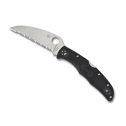 SPYDERCO - C10FSWCBK - COUTEAU SPYDERCO ENDURA 4 WHARNCLIFFE NOIR A DENTS