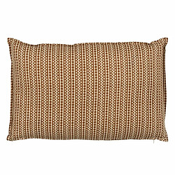 BigBuy Home Coussin Coton Marron Beige 60 x 40 cm