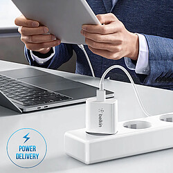 Avis Chargeur secteur USB-C 25W Belkin Blanc