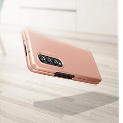 Avizar Coque Samsung Z Fold 3 en 2 Parties Rigide Bande Antidérapante Rose gold pas cher