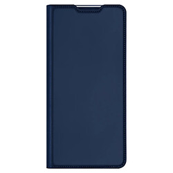 Etui en PU DUX DUCIS avec support et porte-carte, bleu pour votre Xiaomi Redmi Note 11 4G (Qualcomm)/Redmi Note 11S 4G