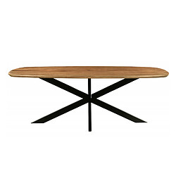 Acheter Moloo SKAGEN-Table à manger Ovale 6/8 personnes, L.210 cm, Manguier massif