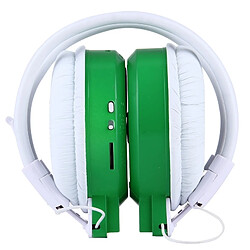 Acheter Wewoo Casque Sport vert pour Smartphones & iPad & Ordinateur Portable & & MP3 ou Autres Dispositifs Audio Afficher les informations de la piste et SD / TF Card, Pliant Stéréo HiFi Sans Fil avec Écran LCD