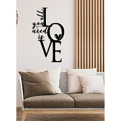 Avis EPIKASA Décoration Murale en Métal All you need is Love