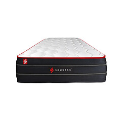 Somness Matelas BOOST ressorts ensachés et mémoire de forme 90x190