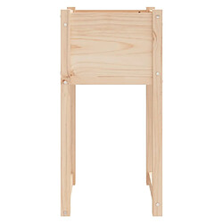 Maison Chic Lot de 2 Jardinières,Bac à fleurs - pot de fleur 40x40x81 cm Bois massif de pin -GKD37228 pas cher