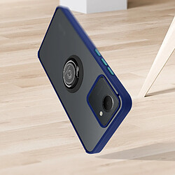 Acheter Avizar Coque Realme C30 Bi-matière Bague Métallique Support Vidéo bleu