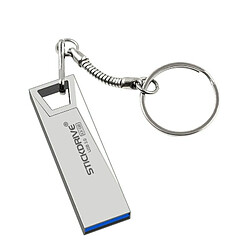 Wewoo Clé USB STICKDRIVE Disque Mini U métallique haute vitesse USB 3.0 64 Go Gris argenté