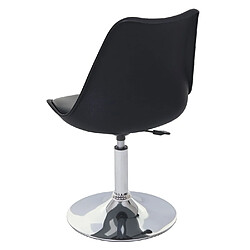 Avis Mendler 6x chaise pivotante Malmö T501, hauteur réglable, similicuir ~ noir