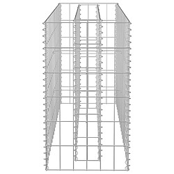 Acheter vidaXL Lit surélevé à gabion Acier galvanisé 90x30x60 cm