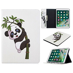 Etui en PU impression de motifs avec support panda sur l'arbre pour votre Apple iPad 10.2 (2019)