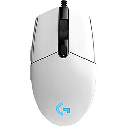 Universal Souris câblée avec boîte de jeux 2008 000 DPI Gamer Mouse Ordinateur Mouse RGB Rechargeable Fury | Mouse (Blanche)