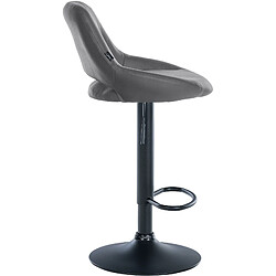 Acheter Non Tabouret de bar Milet simili cuir noir