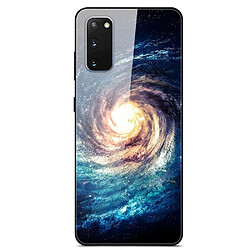 Coque en TPU Combo en verre pour impression de motifs motif de galaxie pour votre Samsung Galaxy S20