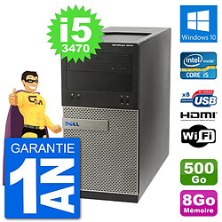 PC Dell 3010 MT i5-3470 RAM 8Go Disque Dur 500Go HDMI Windows 10 Wifi - Occasion