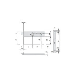 Sam Outillage DOUILLE TOURNEVIS MONOBLOC 14 6 PANS 3 MM