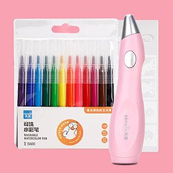 Avis Stylo De Pulvérisation De Marqueur D'aérographe électrique Recharge USB Stylos De Peinture Aquarelle Rose