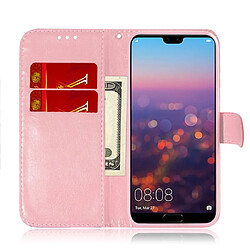 Acheter Wewoo Housse Coque Pour Huawei P20 Couleur unie Boucle magnétique colorée Flip horizontal en cuir PU avec support et fentes cartes et portefeuille et lanière rose