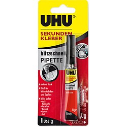 UHU colle instantanée blitzschnell PIPETTE, 10 g ()