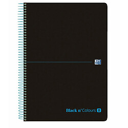 Cahier Oxford European Book Black & Colours Noir A4 5 Unités