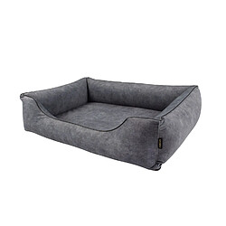 Panier pour chien, Mestizo, canapé, lit, Barcelona Standard TwinFoam, 80x60, acier/noir, SBTF-STE-B-2