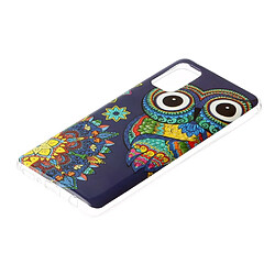 Coque en TPU noctilucent imd hibou pour votre Samsung Galaxy A41 (Global Version)