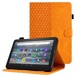 Etui en PU fonction d'éveil/veille automatique avec support et porte-cartes pour votre Amazon Fire HD 8 (2020) - kaki