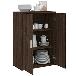 Avis vidaXL Buffet chêne marron 60x31x84 cm bois d'ingénierie