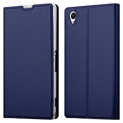 Cadorabo Coque Sony Xperia Z1 Etui en Bleu