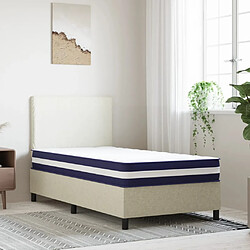 vidaXL Matelas à ressorts ensachés dureté moyenne 70x200 cm