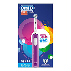 Oral-B Junior 6+ Enfant Violet, Blanc