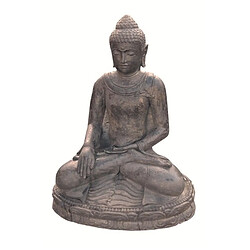 Jardinex Statuette bouddha ... 30 cm - Gris anthracite