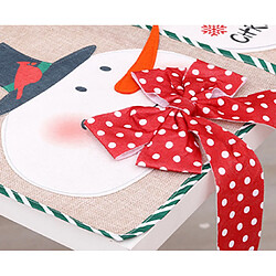 C354 Décorations de Noël Imitation Draps Snowman Table Table De Table Dress Up Tableau de la nappe Ambiance