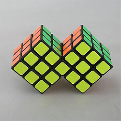 Universal Cube twist double 3x3 connecté magique cube puzzle jouets pour l'entraînement du cerveau cubo noir