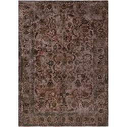 Vidal Tapis de laine 296x208 Violet Vintage Royal pas cher