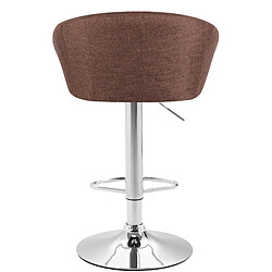 Non Tabouret de bar Miami V2 tissu C pas cher