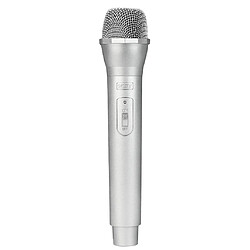 Avis Accessoires De Microphone Sans Fil En Plastique Artificiel Fake Mic Toy Handheld Silver