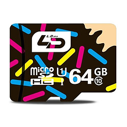 Wewoo Carte mémoire LD 64GB haute vitesse classe 10 TF / Micro SDXC UHS-1 U1