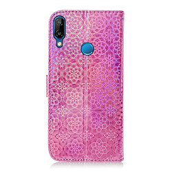 Avis Wewoo Housse Coque Pour Huawei P20 Lite / Nova 3e Couleur unie Boucle magnétique colorée Flip horizontal en cuir PU avec support et fentes cartes et portefeuille et lanière rose