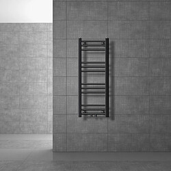 LuxeBath Radiateur de salle de bain Sahara raccord central chauffe-serviettes anthracite