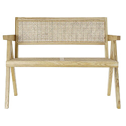 Pegane Banc en bois d'orme coloris naturel - longueur 105,5 x Profondeur 62 x hauteur 83 cm 