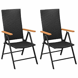 Avis Salle à manger de jardin 3 pcs,Table et chaise à dîner Noir et marron -MN84184