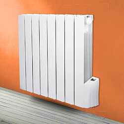 Radiateur à inertie fluide 1200W 8 éléments - Warm Tech pas cher