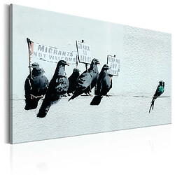 Artgeist Tableau - Protesting Birds by Banksy [120x80]