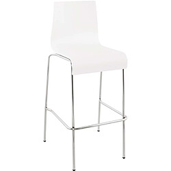 Kokoon Design Tabouret de bar empilable Cobe blanc