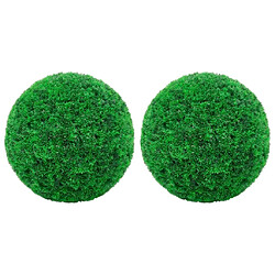 vidaXL Boules de buis artificielles 2 pcs 52 cm