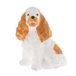 1/64 Miniature Chien Mini Figure Poupée Scène De Rue Modèle StyleB Jaune Blanc