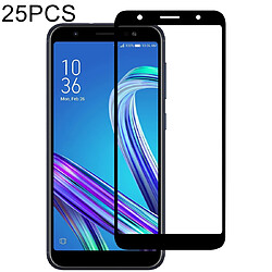 Wewoo Film de verre trempé plein écran de 25 PCS pleine colle pour Asus Zenfone Max M1 ZB555KL