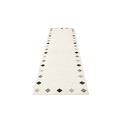 Avis Vidal Tapis de couloir en laine 300x84 beige Darya