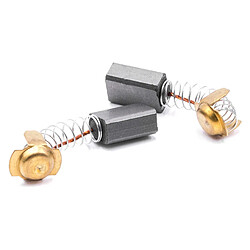 vhbw 2x balai de charbon, charbons pour moteur électrique 7mm x 11mm x 16mm pour divers moteurs électriques, moteurs d'outil, meuleuse d'angle